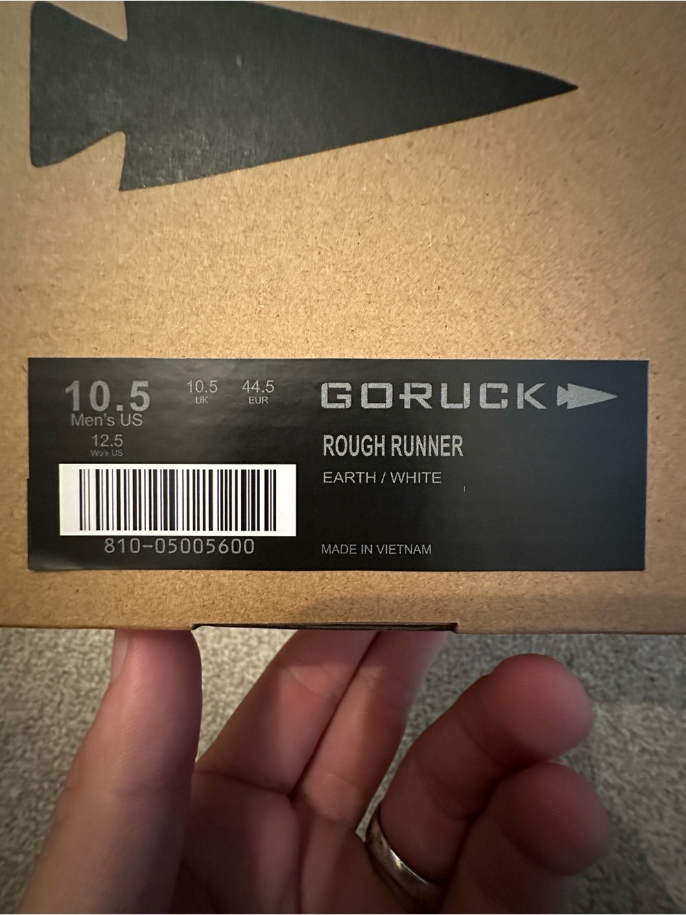 GORUCK Rough Runner Men's Athletic Shoes - Earth/White